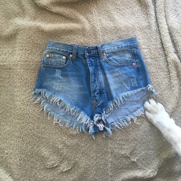Nasty Gal Pants - Stunning high rise jean cutoff shorts nasty gal!